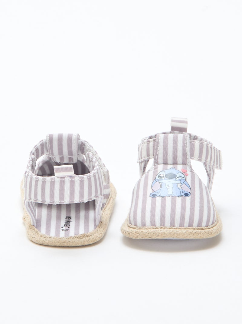 Sandales 'Disney' en toile Violet - Kiabi