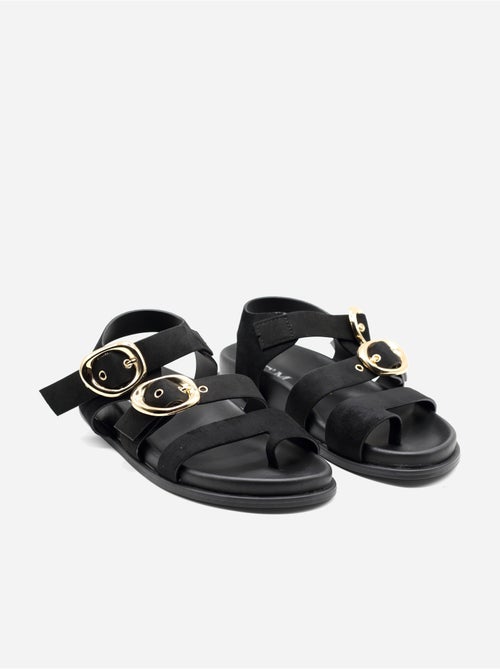 Sandales effet daim - Kiabi Sandales effet daim - Kiabi