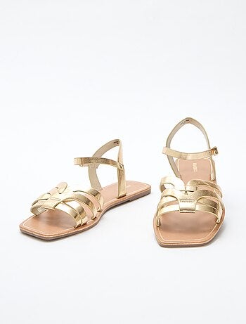 Sandales en bride croisée