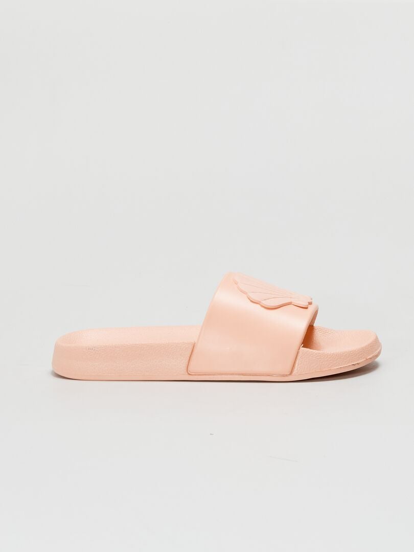 Sandales en plastique 'coquillage' Rose - Kiabi