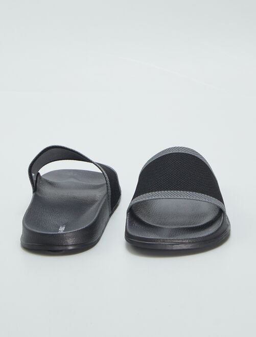 Sandales en tissu ajouré - Kiabi