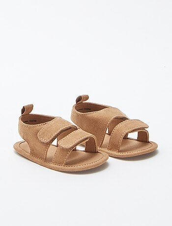 Sandales en toile à scratchs