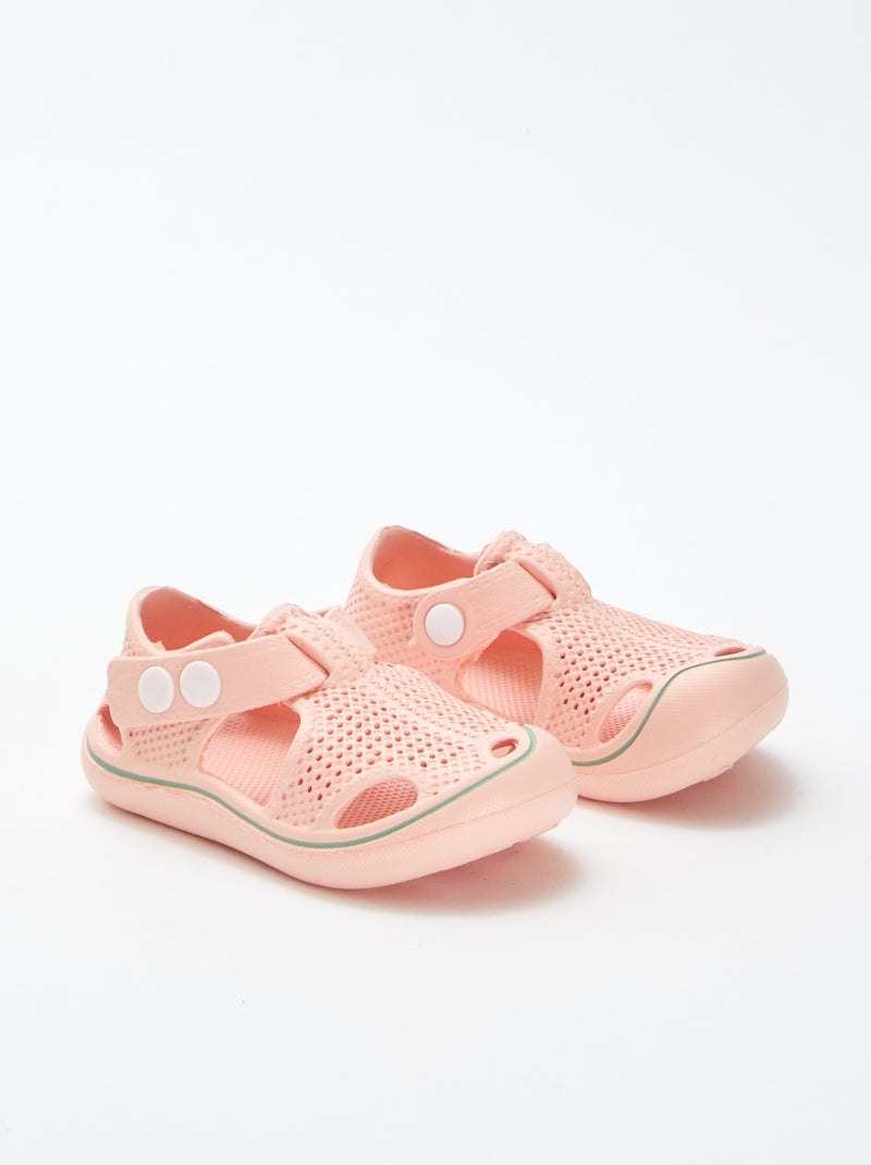 Sandales fermées en plastique moulé ROSE - Kiabi