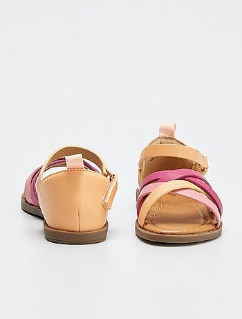 Sandales irisées multi-brides