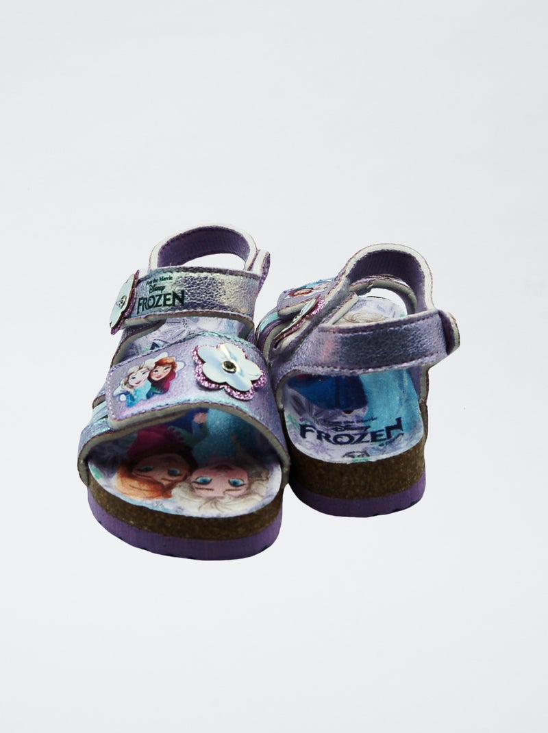 Sandales 'La reine des neiges' 'Disney' Violet - Kiabi