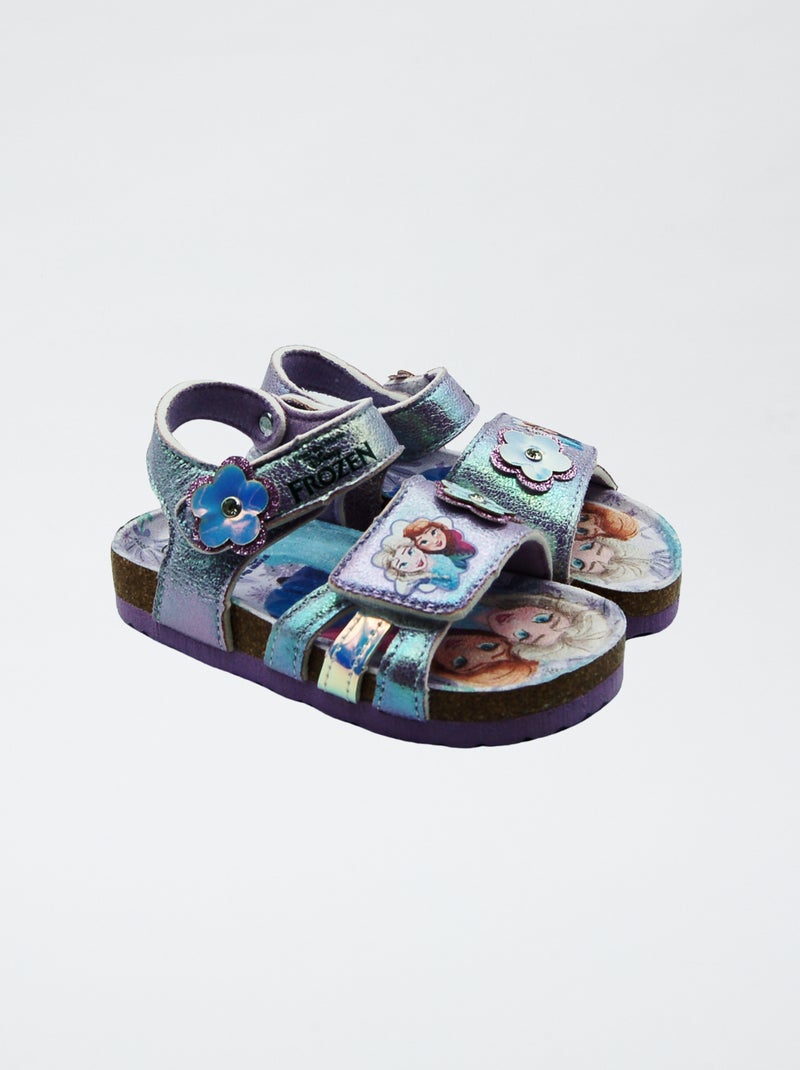 Sandales 'La reine des neiges' 'Disney' Violet - Kiabi