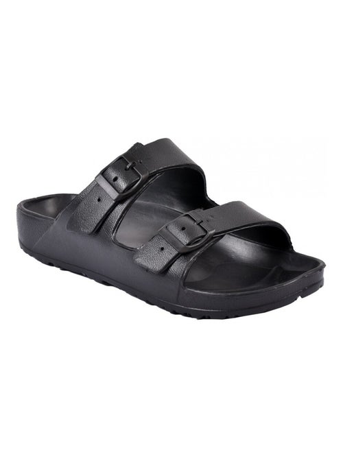 Sandales Mules EVA Boucle - Kiabi Sandales Mules EVA Boucle - Kiabi