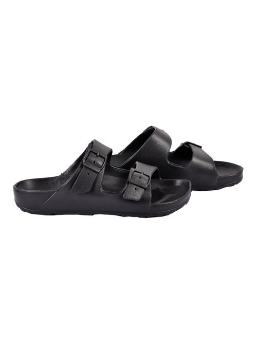 Sandales Mules EVA Boucle - Kiabi Sandales Mules EVA Boucle - Kiabi