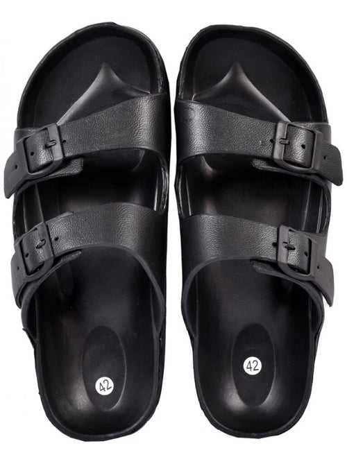 Sandales Mules EVA Boucle - Kiabi Sandales Mules EVA Boucle - Kiabi
