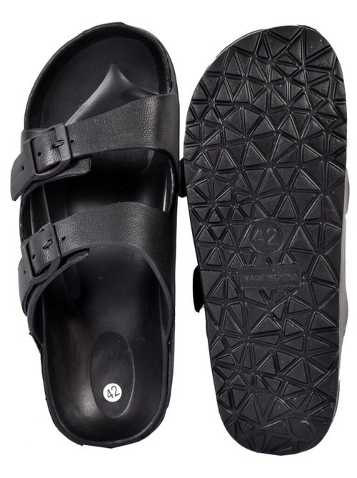 Sandales Mules EVA Boucle - Kiabi Sandales Mules EVA Boucle - Kiabi