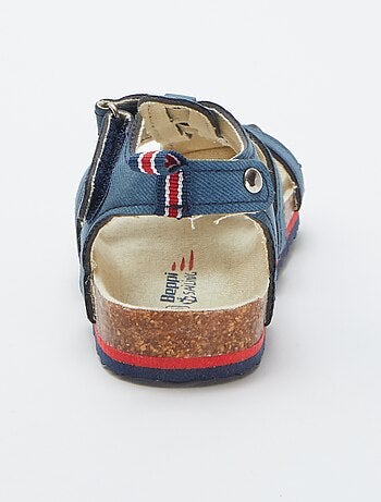 Sandales ouvertes effet liège