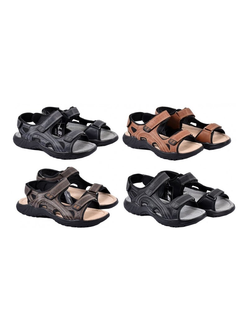 Sandales PREMIUM LBS Scratch Noir - Kiabi
