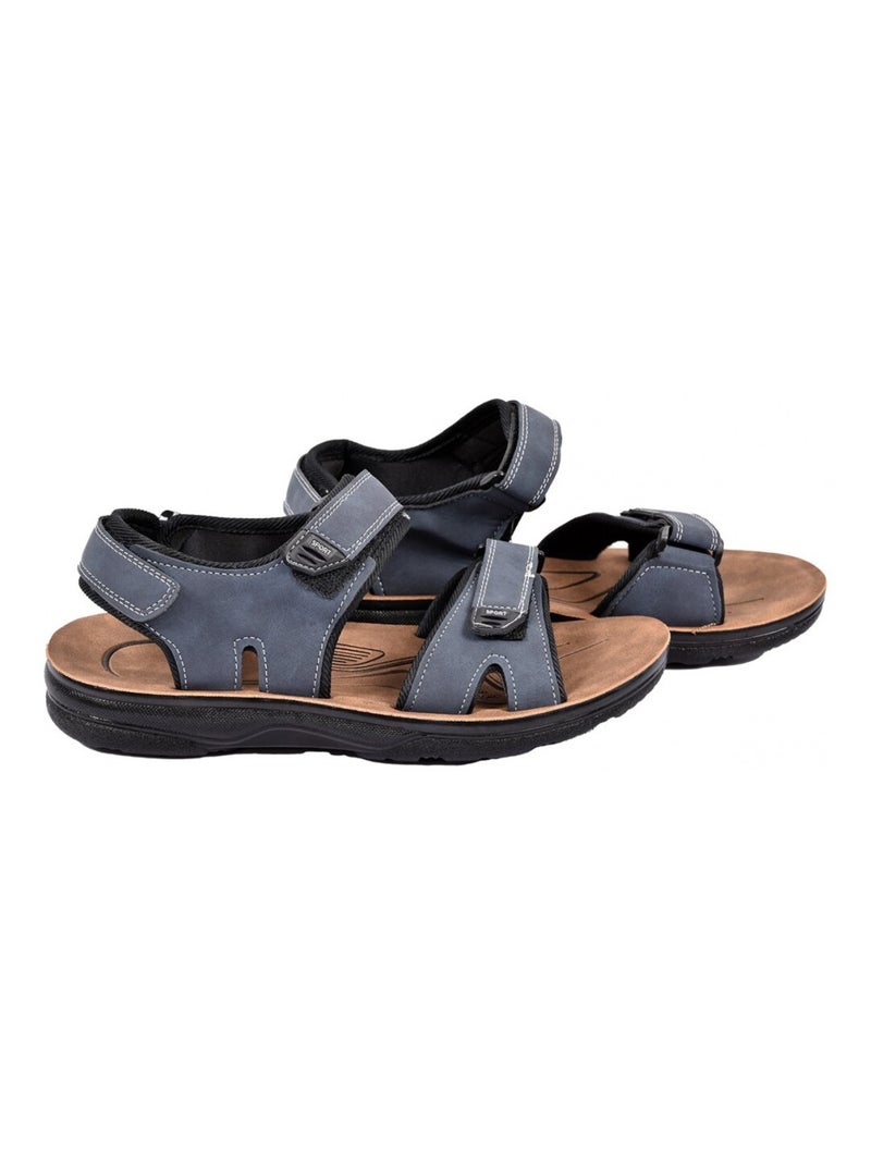 Sandales PREMIUM Scratch Bleu - Kiabi