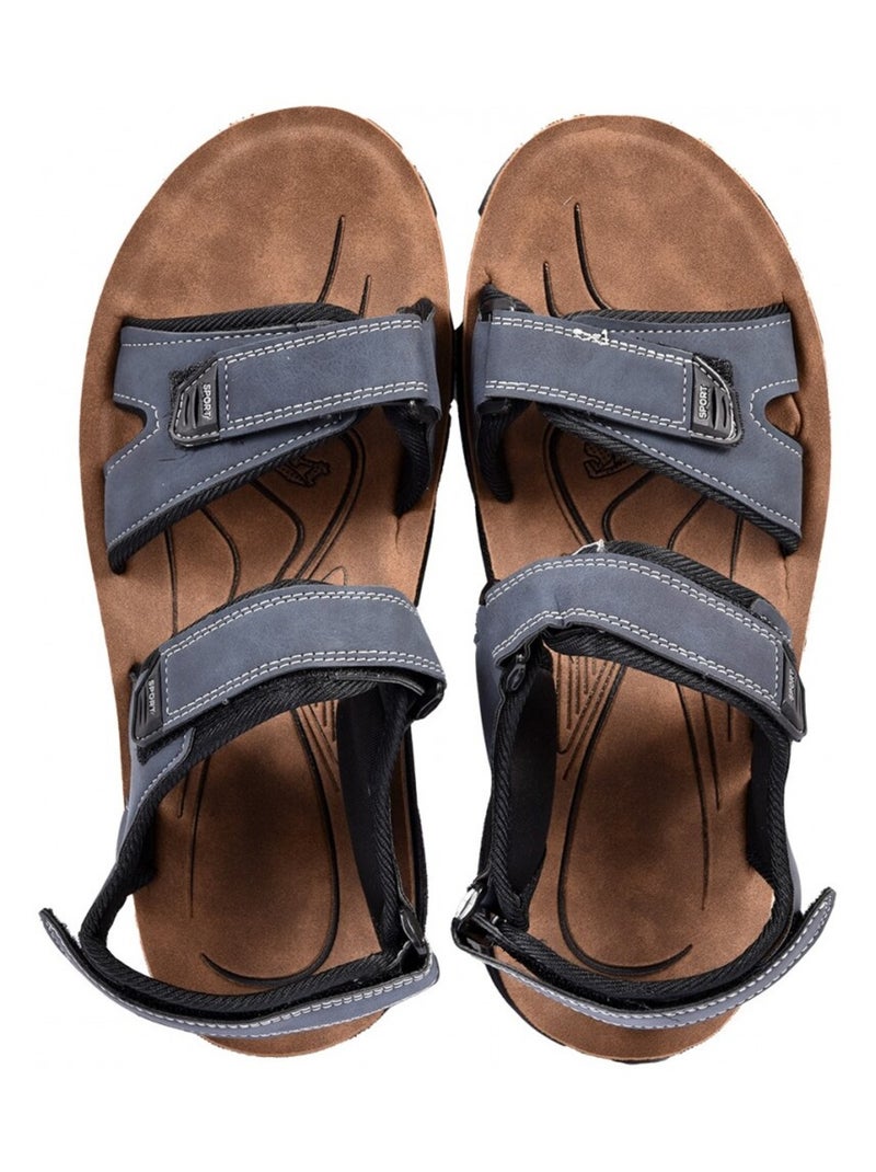 Sandales PREMIUM Scratch Bleu - Kiabi
