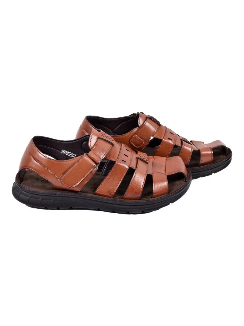 Sandales premium scratch Camel - Kiabi