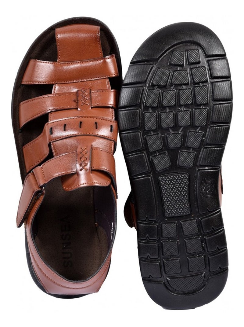 Sandales premium scratch Camel - Kiabi