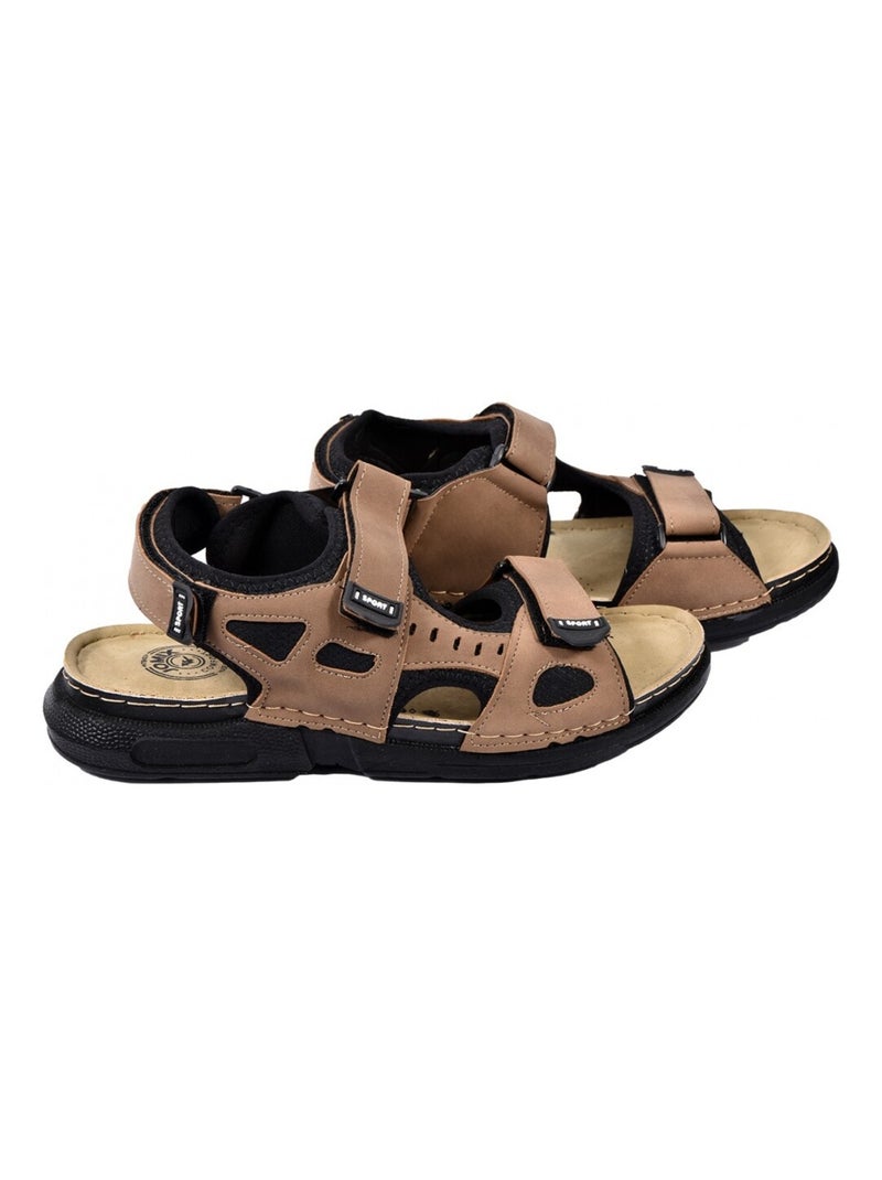 Sandales PREMIUM Scratch Camel - Kiabi