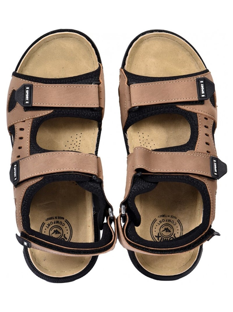 Sandales PREMIUM Scratch Camel - Kiabi