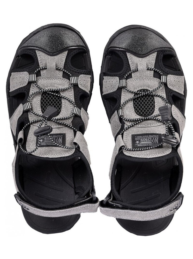 Sandales premium scratch Gris - Kiabi