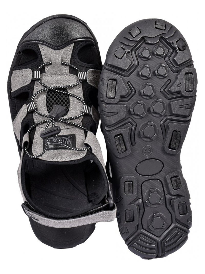 Sandales premium scratch Gris - Kiabi