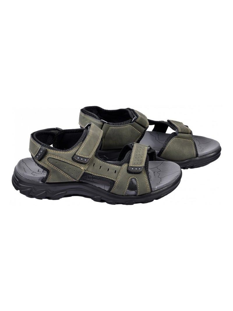 Sandales PREMIUM Scratch Kaki - Kiabi