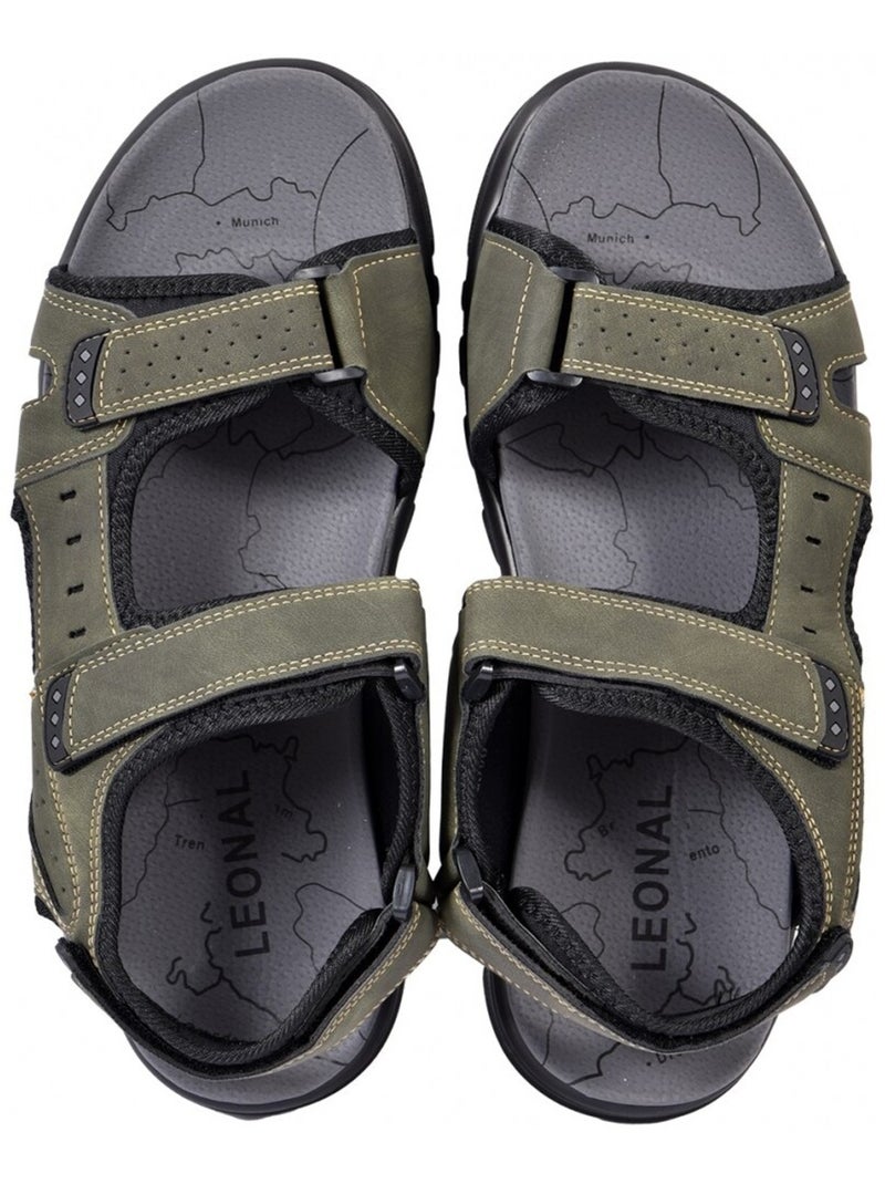 Sandales PREMIUM Scratch Kaki - Kiabi