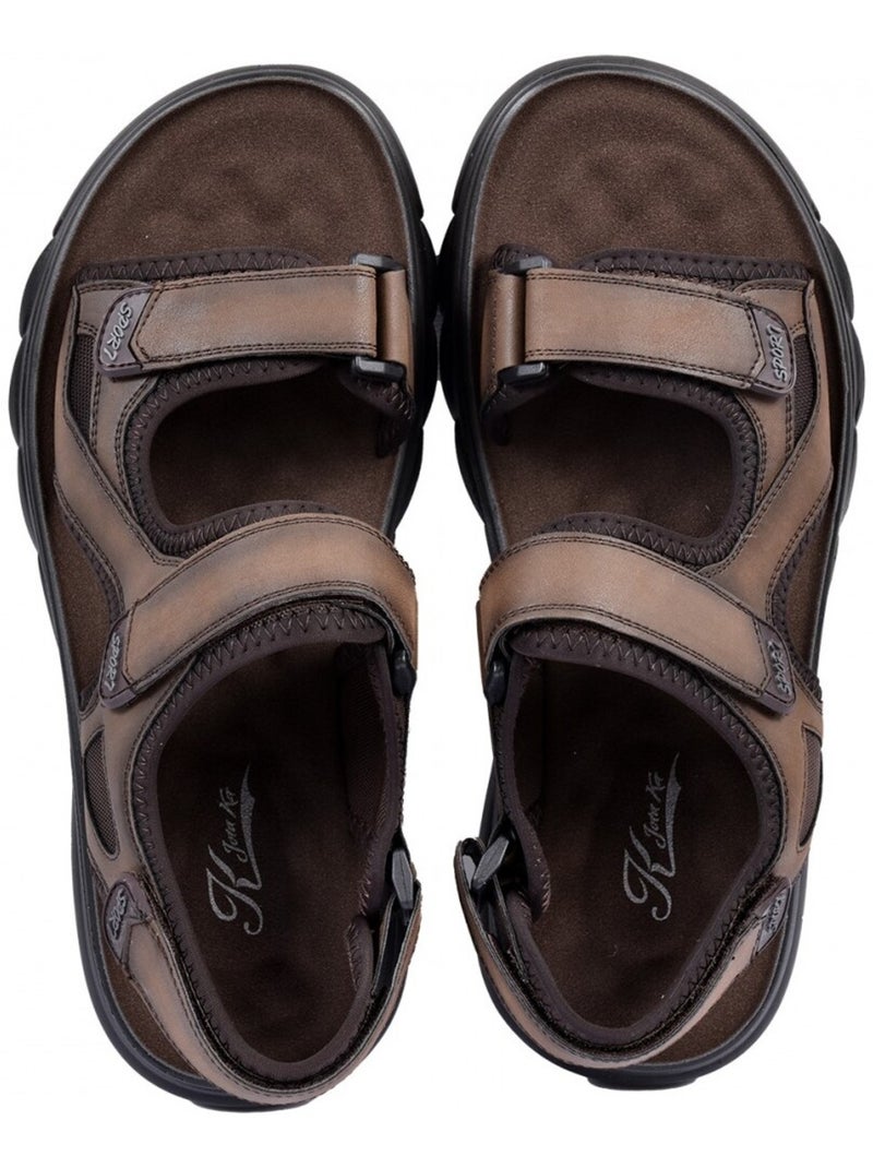 Sandales PREMIUM Scratch Marron - Kiabi