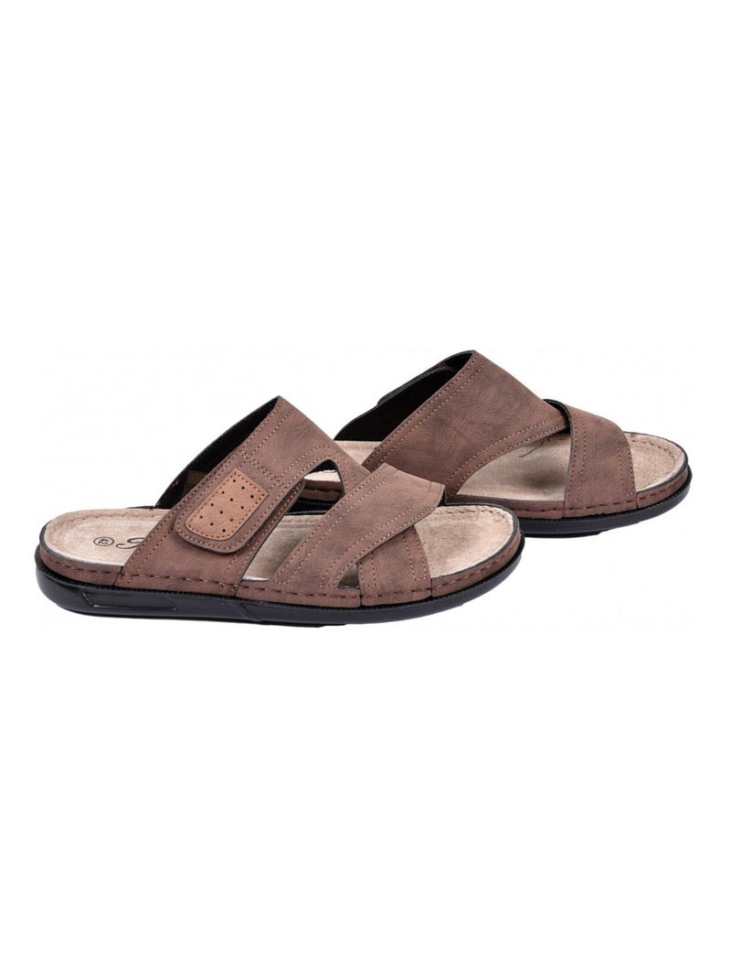 Sandales PREMIUM Scratch Marron - Kiabi