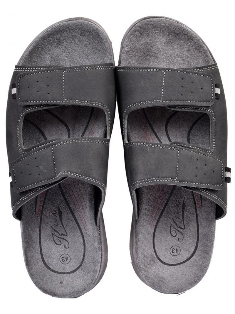 Sandales PREMIUM Scratch Noir - Kiabi
