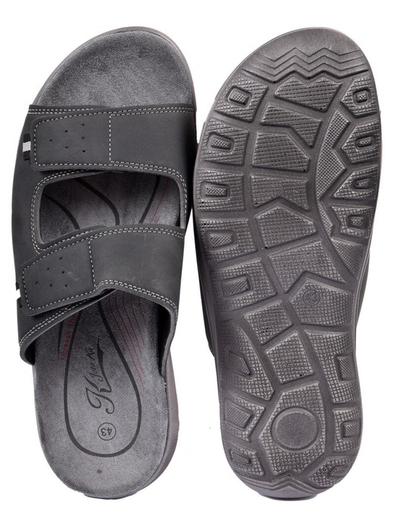 Sandales PREMIUM Scratch Noir - Kiabi