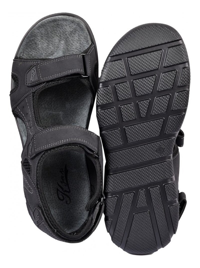 Sandales PREMIUM Scratch Noir - Kiabi