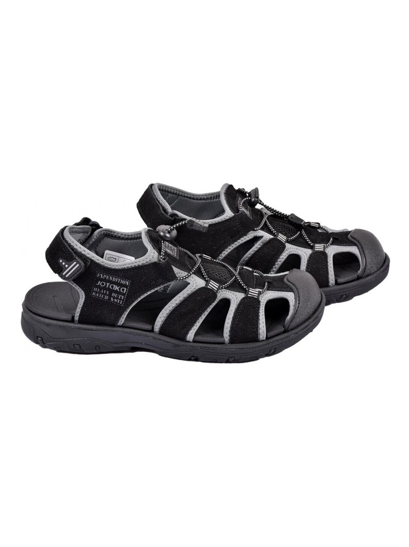 Sandales premium scratch Noir - Kiabi