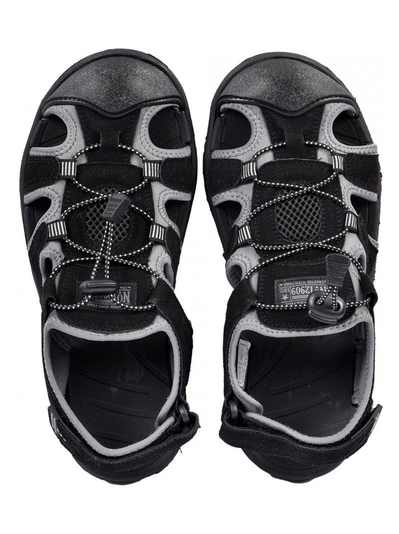 Sandales premium scratch Noir - Kiabi