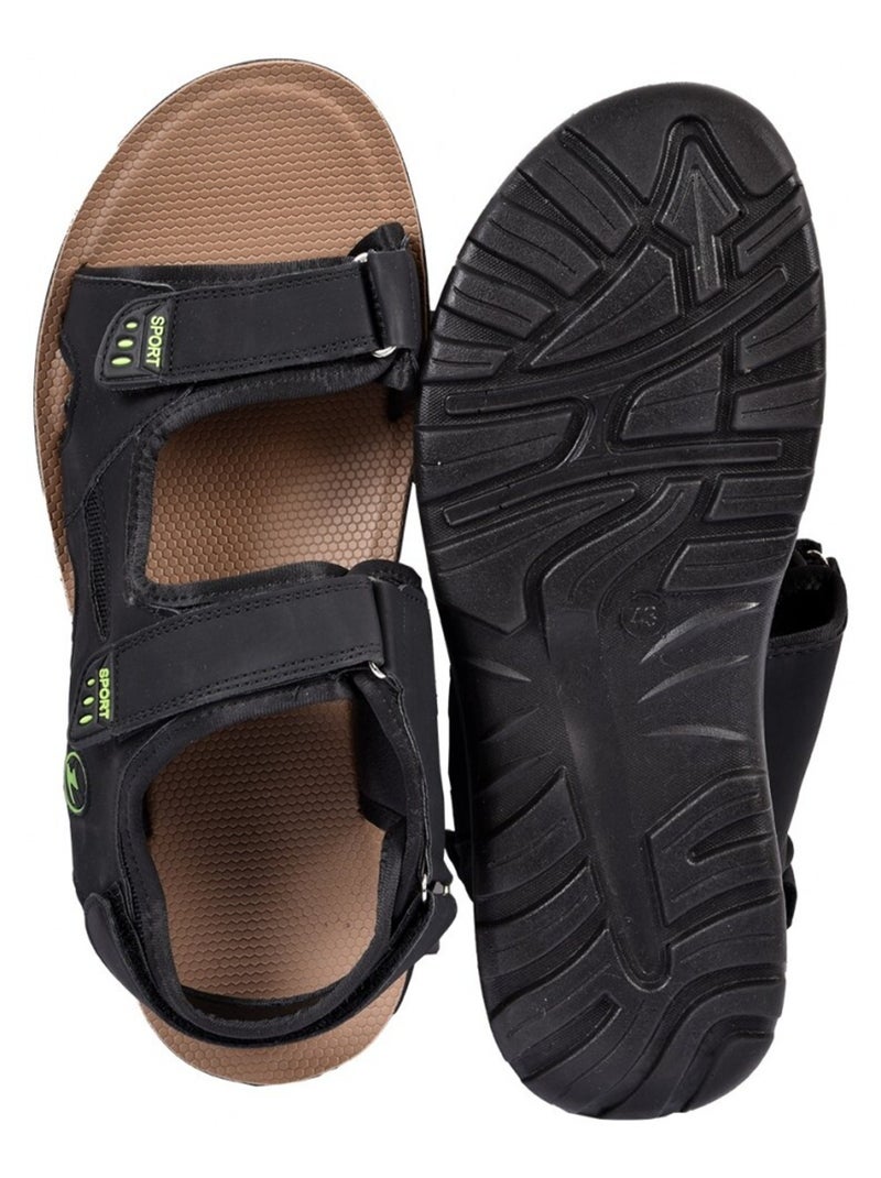 Sandales PREMIUM Scratch Noir - Kiabi
