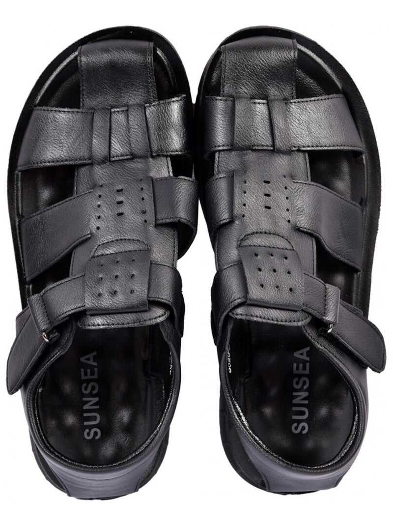 Sandales premium scratch Noir - Kiabi