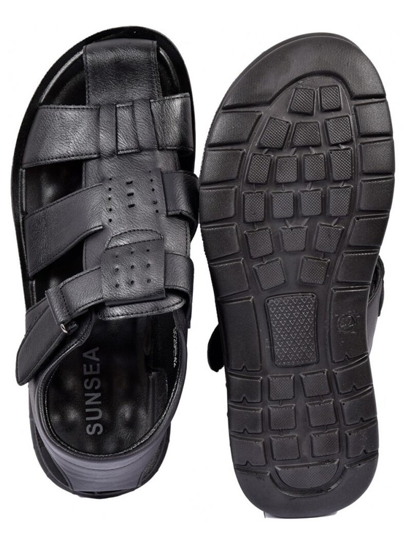 Sandales premium scratch Noir - Kiabi