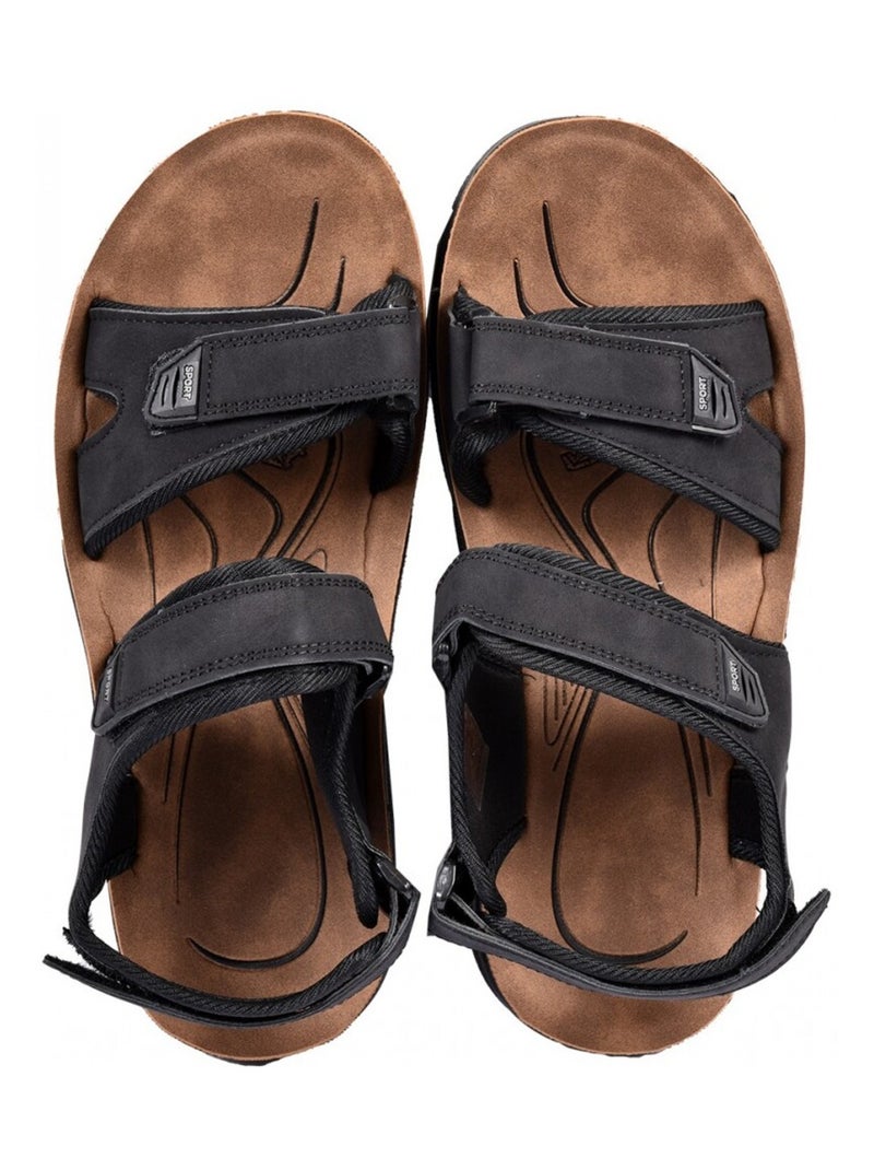 Sandales PREMIUM Scratch Noir - Kiabi
