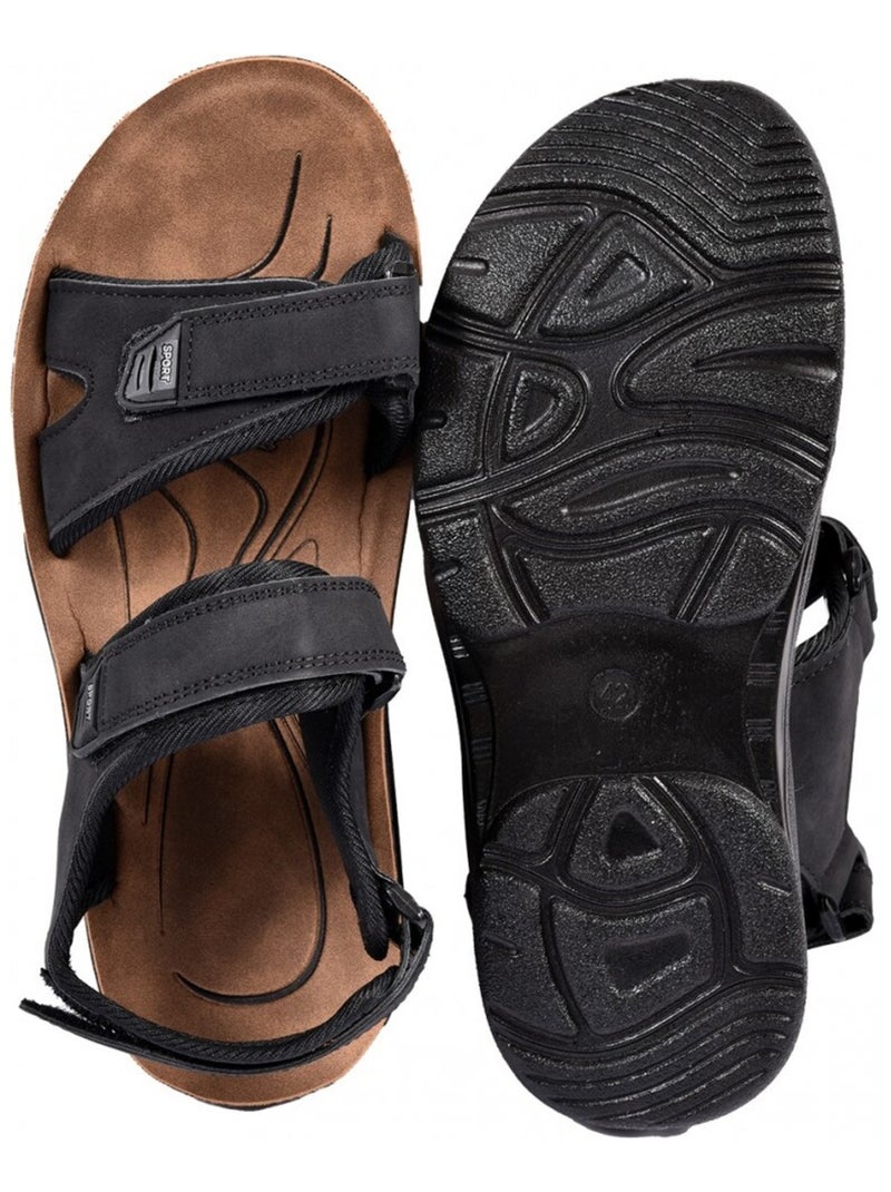 Sandales PREMIUM Scratch Noir - Kiabi