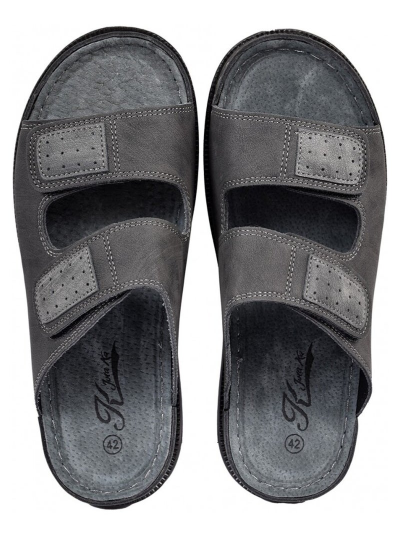 Sandales PREMIUM Scratch Noir - Kiabi