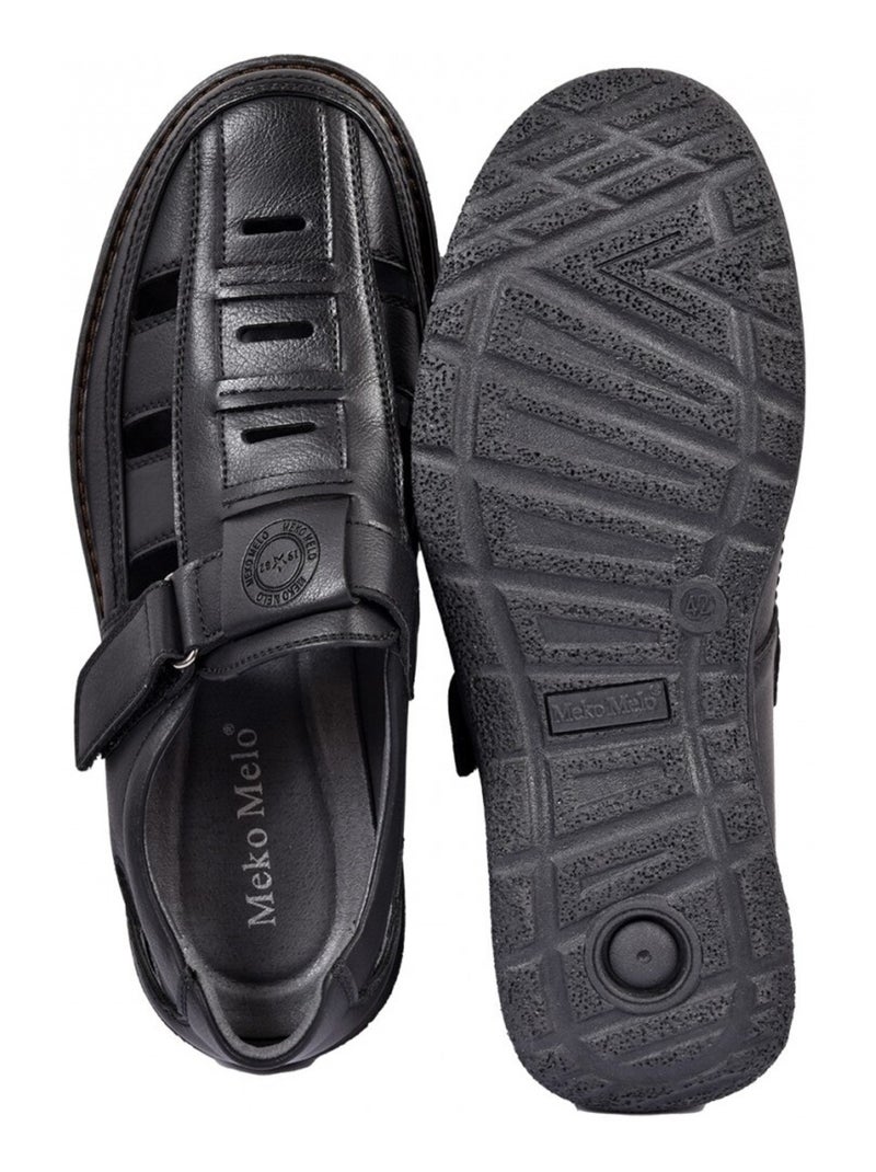 Sandales premium scratch Noir - Kiabi