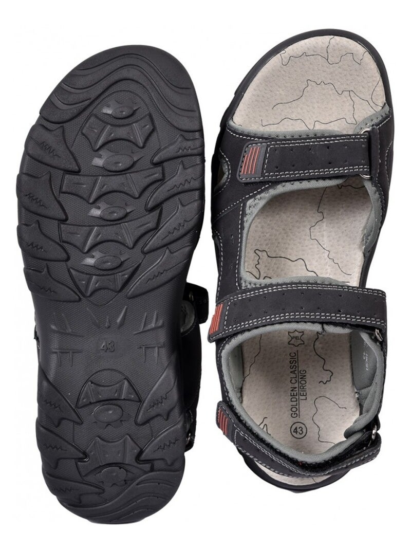 Sandales PREMIUM Scratch Noir - Kiabi