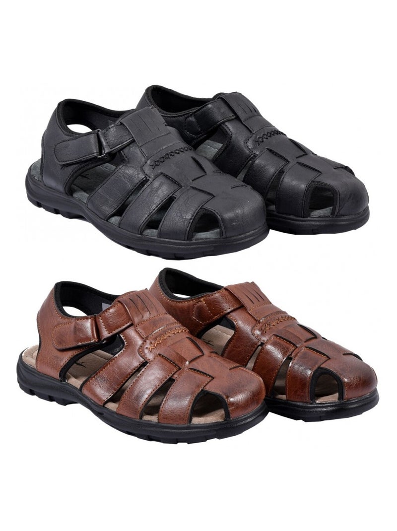 Sandales PREMIUM Scratch Noir - Kiabi