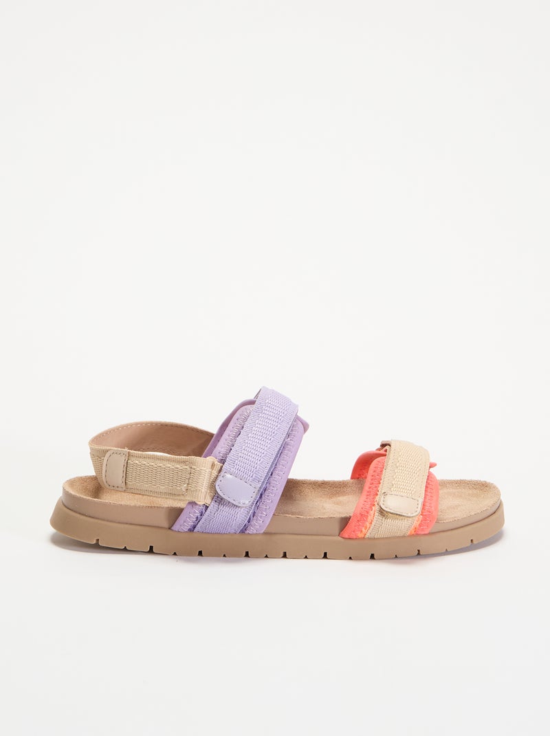 Sandales trekking Violet - Kiabi