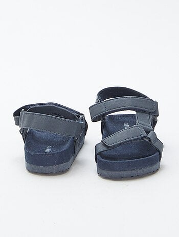 Sandales unies type trekking