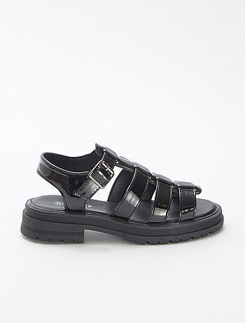 Sandales vernies à talon