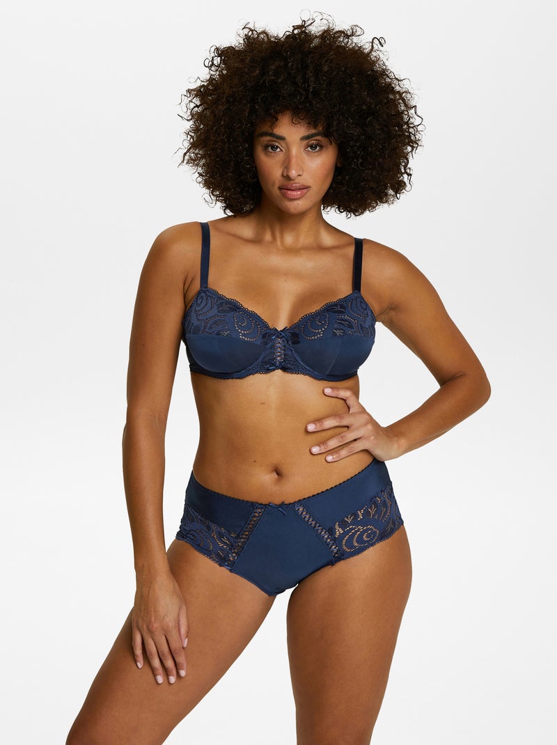 'Sans Complexe' - Kanten hipster BLAUW - Kiabi