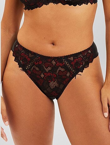 'Sans Complexe' - Kanten tangaslip