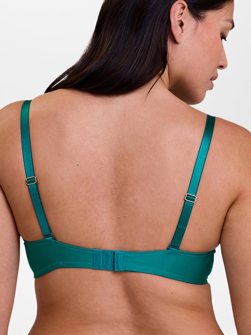 Sans Complexe | Beha van kant, microvezel en tule GROEN - Kiabi