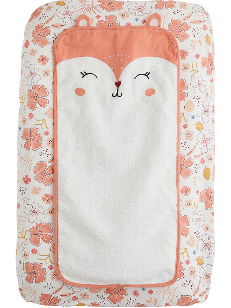 Santa Giulia aankleedkussenhoes + 2 aankleedkussens Roze - Kiabi