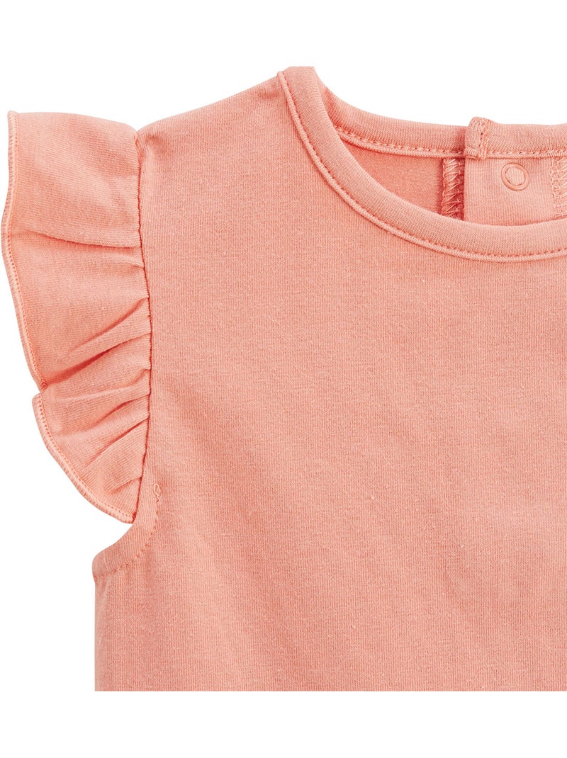Santa Giulia kindershirt met korte mouwen Oranje - Kiabi